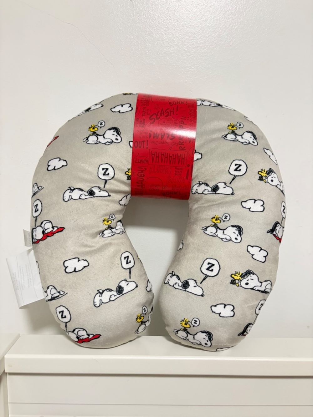 Peanuts Snoopy and Woodstock Travel Neck Pillow NWT